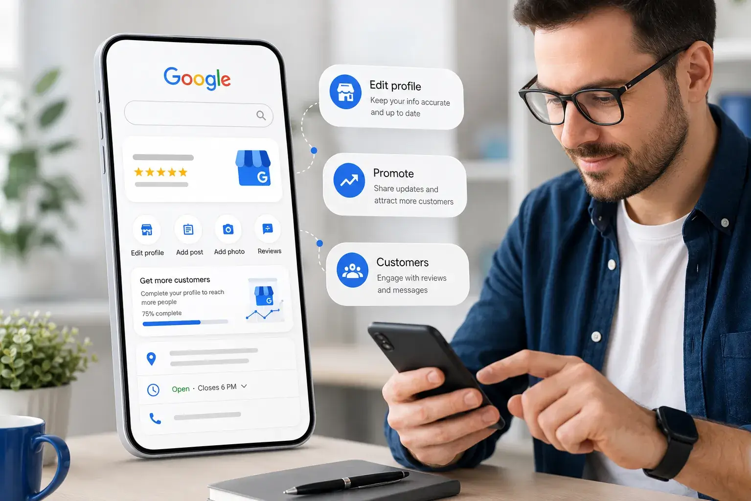 Setting up and configuring a Google Business Profile