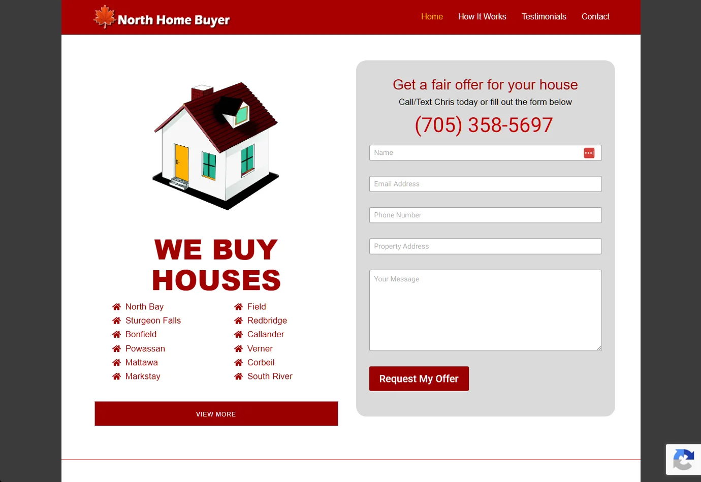 North Home Buyer website