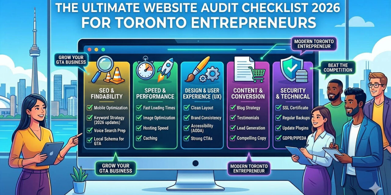 The Ultimate Website Audit Checklist 2026 for Toronto Entrepreneurs